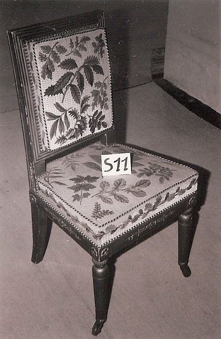 chaise, style Empire, vue générale