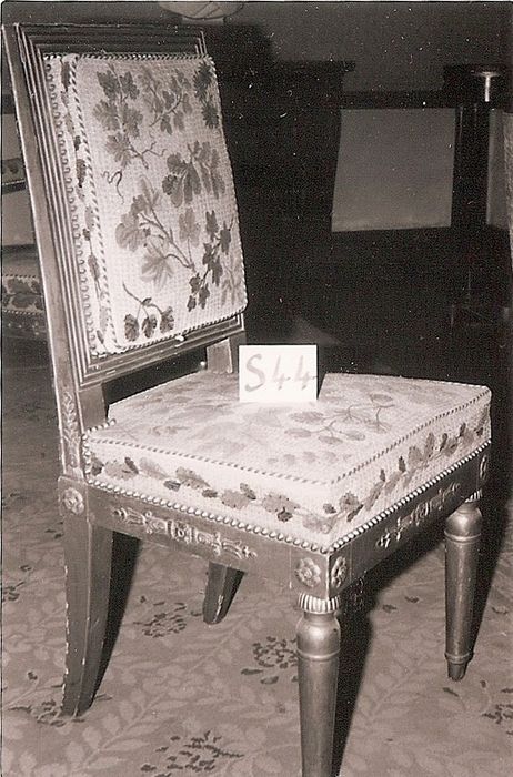 chaise, style Empire, vue générale