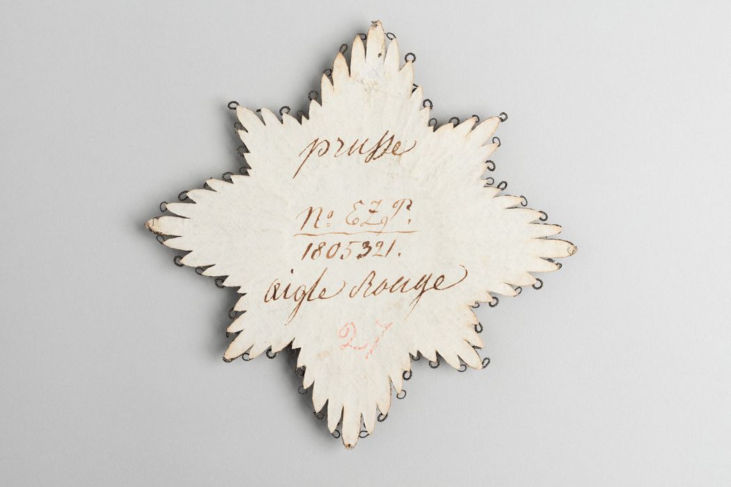 Décorations du prince de Talleyrand (plaque) : Ordre de l'Aigle Rouge de Prusse