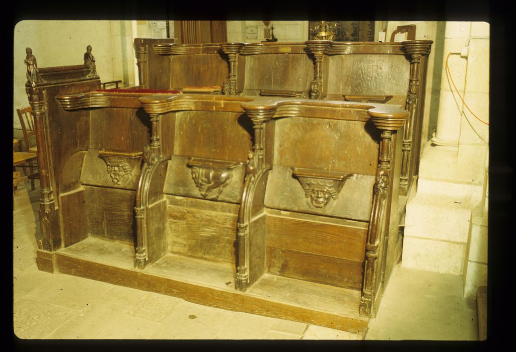 stalles, vue générale - © Ministère de la Culture (France), Conservation des antiquités et des objets d'art de l'Indre, tous droits réservés 