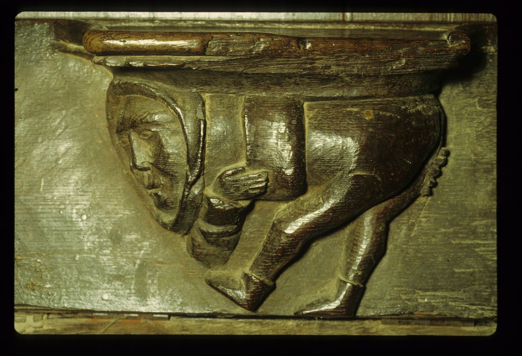 stalles, détail d'une miséricorde - © Ministère de la Culture (France), Conservation des antiquités et des objets d'art de l'Indre, tous droits réservés 