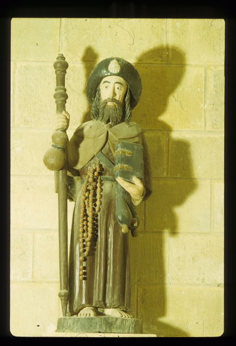 statue : saint Jacques - © Ministère de la Culture (France), Conservation des antiquités et des objets d'art de l'Indre – Tous droits réservés 