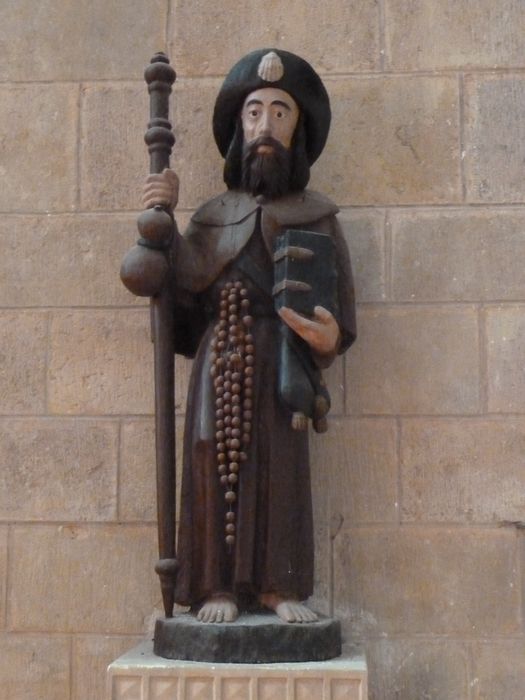 statue : saint Jacques - © Ministère de la Culture (France), Conservation des antiquités et des objets d'art de l'Indre, tous droits réservés 