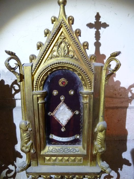 reliquaire-monstrance : Sainte Aureliae, vue partielle