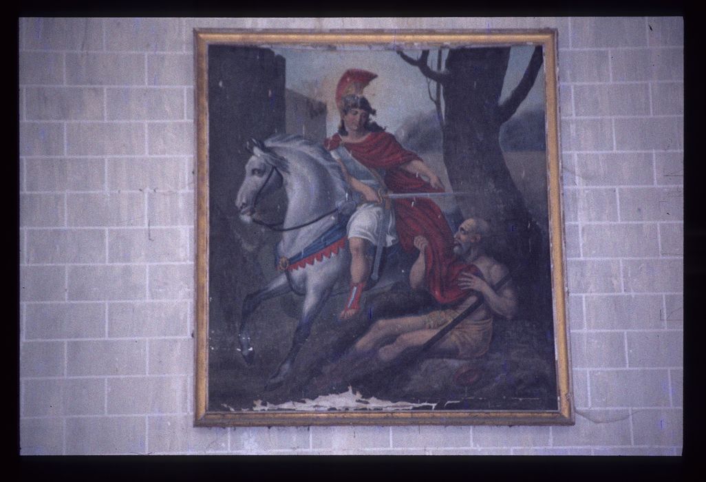 tableau : Saint Martin et le pauvre