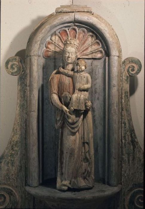 sculpture : Vierge à l'Enfant - © Ministère de la Culture (France), Conservation des antiquités et des objets d'art de l'Indre, tous droits réservés 