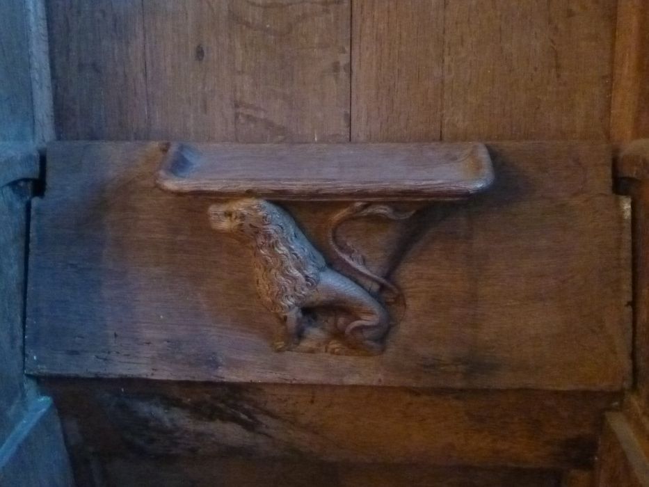 stalles, détail d'une miséricorde - © Ministère de la Culture (France), Conservation des antiquités et des objets d'art de l'Indre – Tous droits réservés 