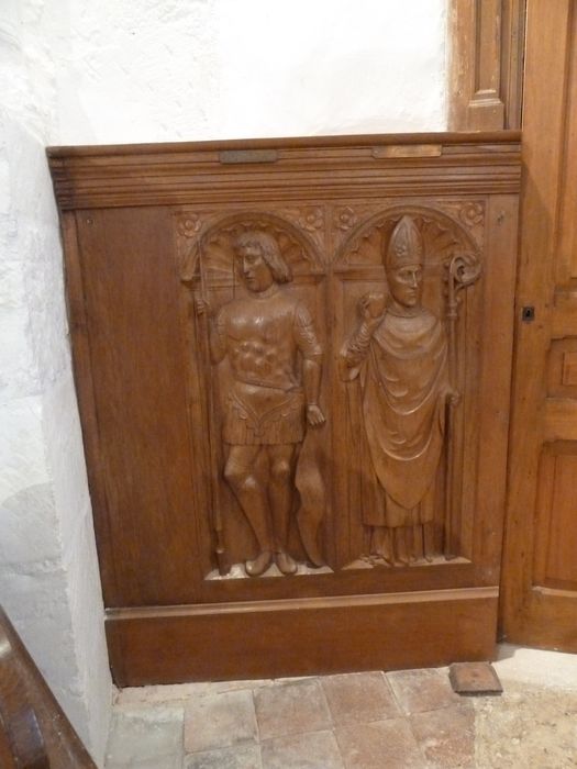 lambris de revêtement, détail - © Ministère de la Culture (France), Conservation des antiquités et des objets d'art de l'Indre – Tous droits réservés 