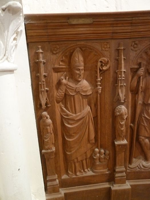 lambris de revêtement, détail - © Ministère de la Culture (France), Conservation des antiquités et des objets d'art de l'Indre, tous droits réservés 