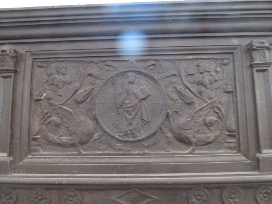 lambris de revêtement, détail - © Ministère de la Culture (France), Conservation des antiquités et des objets d'art de l'Indre – Tous droits réservés 