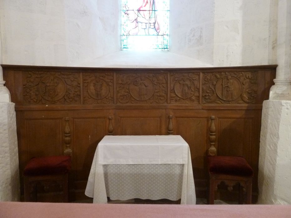 lambris de revêtement de la chapelle sud (5 panneaux) - © Ministère de la Culture (France), Conservation des antiquités et des objets d'art de l'Indre, tous droits réservés
