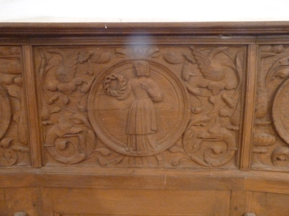 lambris de revêtement de la chapelle sud, détail