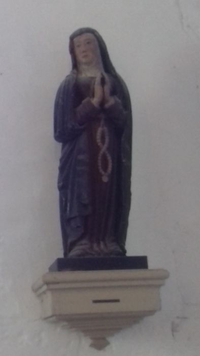 statue : Sainte femme religieuse - © Ministère de la Culture (France), Conservation des antiquités et des objets d'art de l'Indre, tous droits réservés 