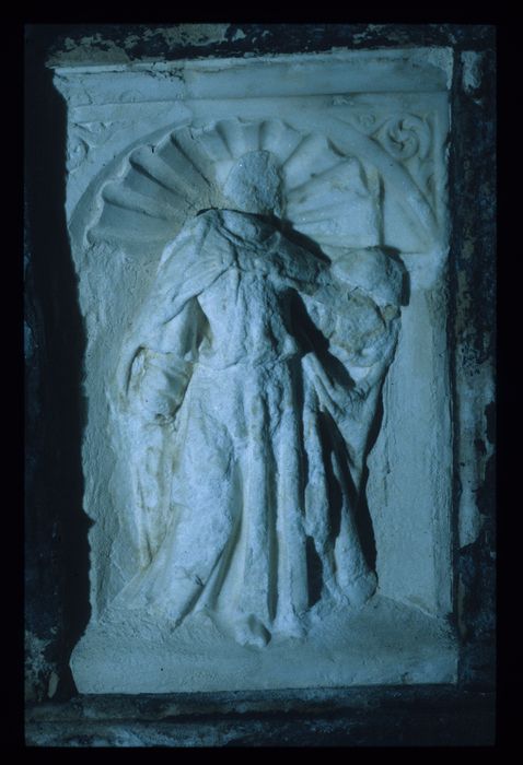statue (statue funéraire) de Charlotte d'Albret, détail