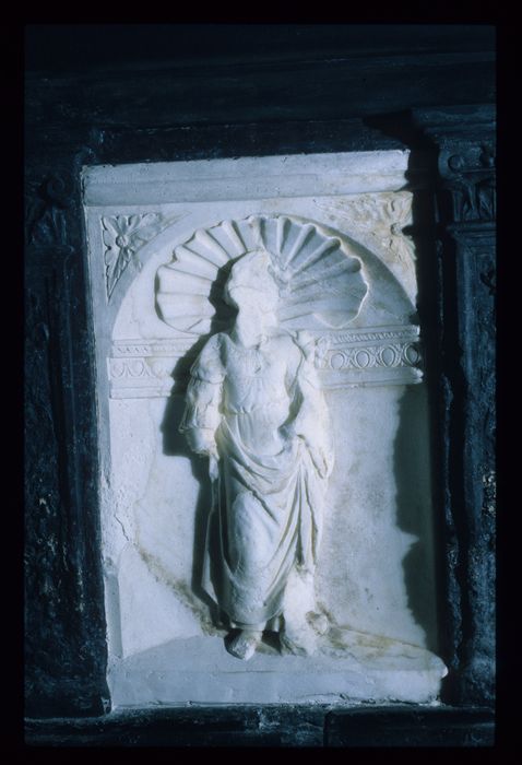 statue (statue funéraire) de Charlotte d'Albret, détail