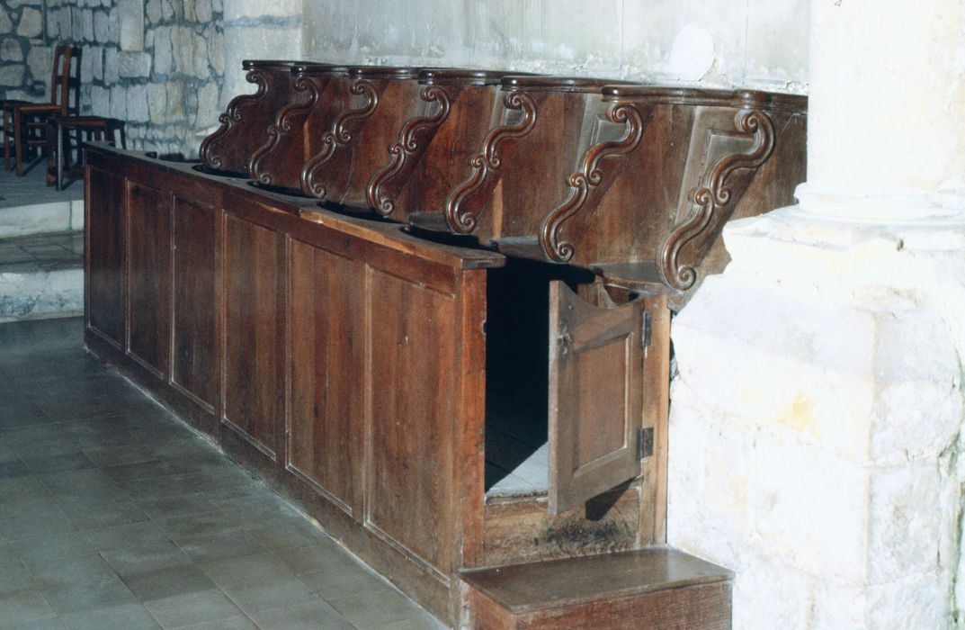 stalles, vue partielle - © Ministère de la Culture (France), Conservation des antiquités et des objets d'art de l'Indre, tous droits réservés