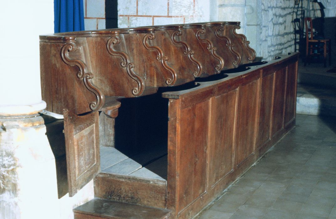 stalles, vue partielle - © Ministère de la Culture (France), Conservation des antiquités et des objets d'art de l'Indre – Tous droits réservés 