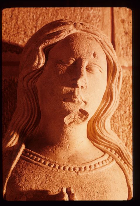 statue : sainte Marguerite, détail - © Ministère de la Culture (France), Conservation des antiquités et des objets d'art de l'Indre, tous droits réservés 