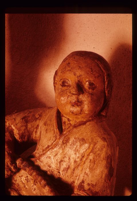 statue : Vierge à l'Enfant, détail - © Ministère de la Culture (France), Conservation des antiquités et des objets d'art de l'Indre, tous droits réservés 
