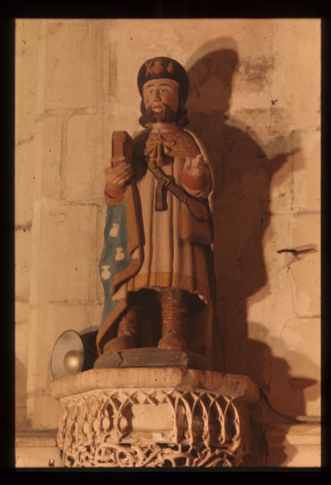 statue : Saint Jacques le Majeur - © Ministère de la Culture (France), Conservation des antiquités et des objets d'art de l'Indre – Tous droits réservés 