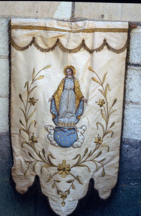bannière n°1 : Congrégation de la Vierge - © Ministère de la Culture (France), Conservation des antiquités et des objets d'art de l'Indre – Tous droits réservés