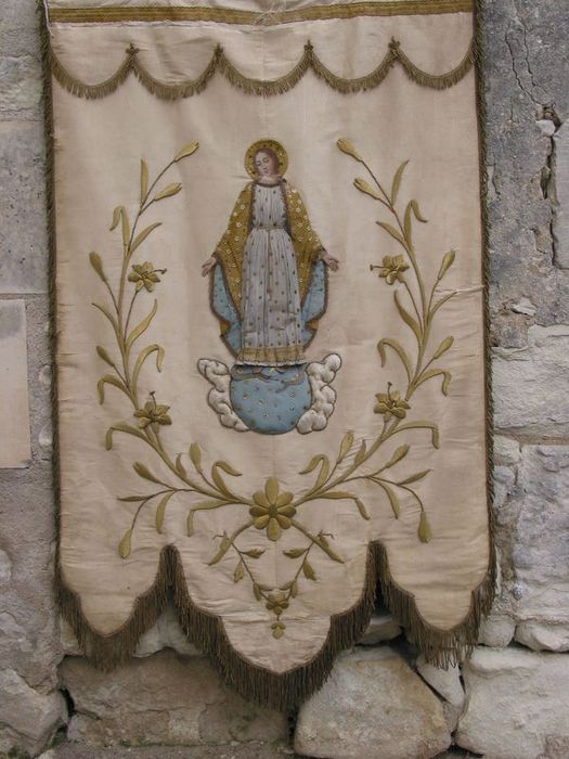 bannière n°1 : Congrégation de la Vierge - © Ministère de la Culture (France), Conservation des antiquités et des objets d'art de l'Indre, tous droits réservés 