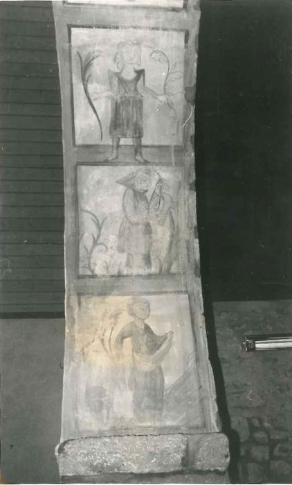peintures monumentales du choeur : Travaux des mois (les), détail