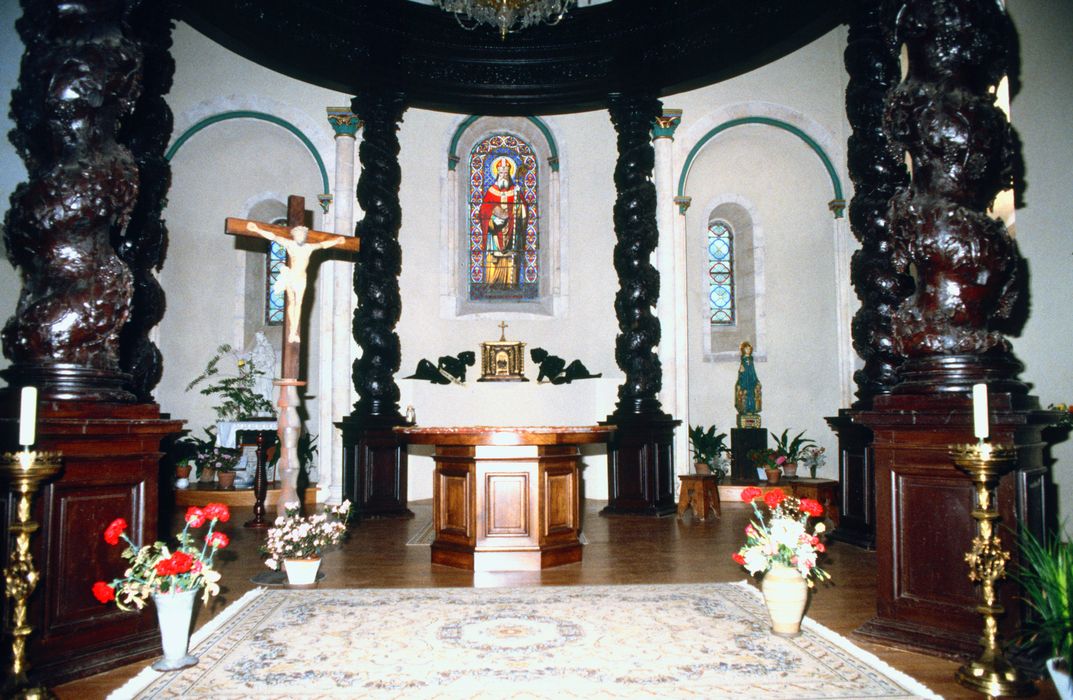 dais d'autel (baldaquin), vue partielle - © Ministère de la Culture (France), Conservation des antiquités et des objets d'art de l'Indre – Tous droits réservés 
