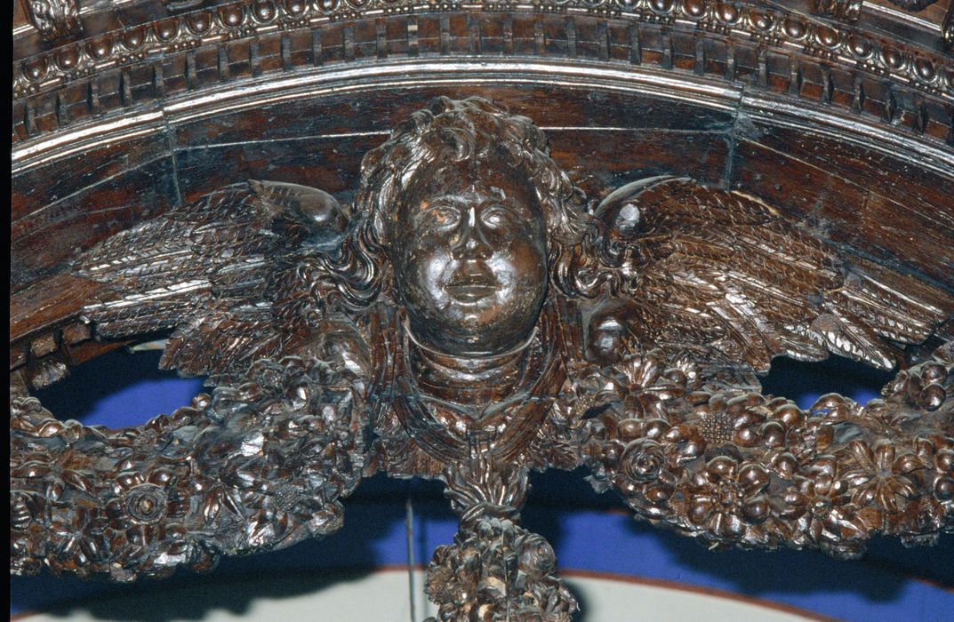 dais d'autel (baldaquin), détail - © Ministère de la Culture (France), Conservation des antiquités et des objets d'art de l'Indre, tous droits réservés 