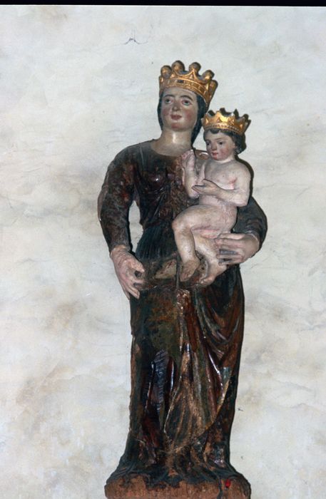 statue : Vierge à l'Enfant dite Notre-Dame d'Estrées