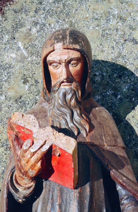 statue : Saint Gilles, vue partielle