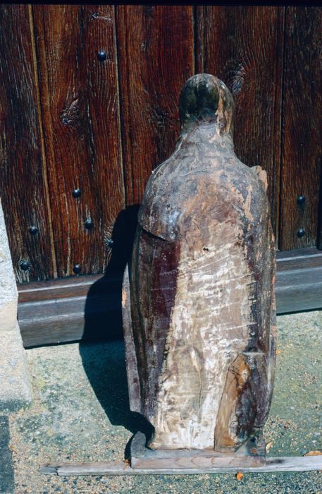 statue : Saint Gilles, revers, vue générale