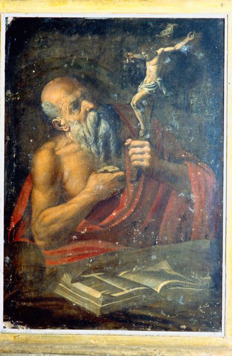 tableau : Saint Jérôme - © Ministère de la Culture (France), Conservation des antiquités et des objets d'art de l'Indre – Tous droits réservés 