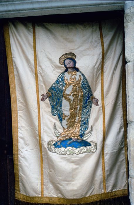 bannière d'église dite de la Vierge - © Ministère de la Culture (France), Conservation des antiquités et des objets d'art de l'Indre – Tous droits réservés