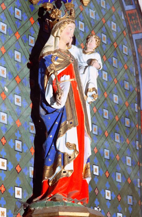 statue : Vierge à l'Enfant - © Ministère de la Culture (France), Conservation des antiquités et des objets d'art de l'Indre, tous droits réservés
