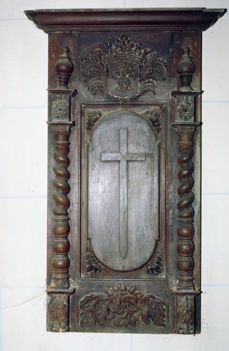 panneau de prie-Dieu - © Ministère de la Culture (France), Conservation des antiquités et des objets d'art de l'Indre – Tous droits réservés 