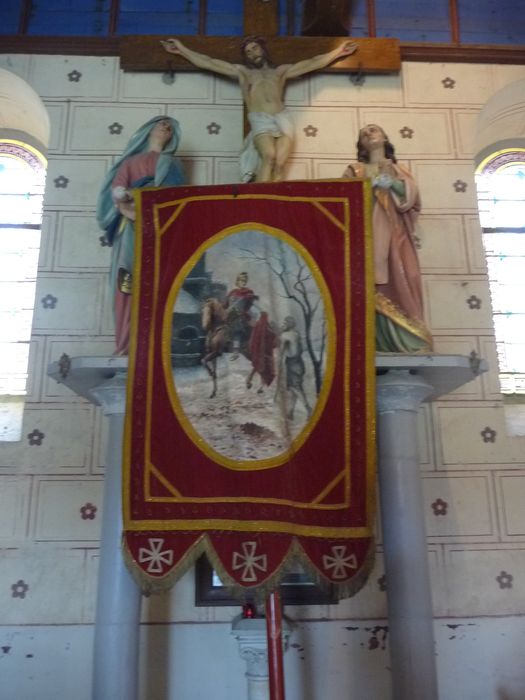bannière de procession : Saint Martin - © Ministère de la Culture (France), Conservation des antiquités et des objets d'art de l'Indre, tous droits réservés 