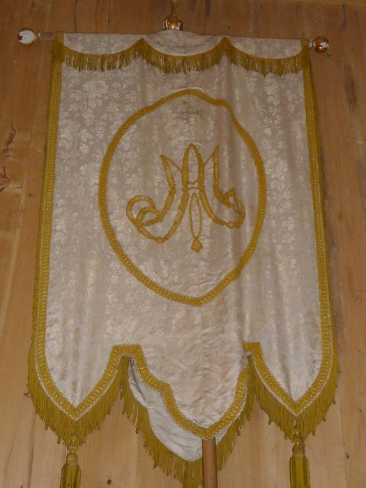 bannière de procession : Assomption de la Vierge (l') - © Ministère de la Culture (France), Conservation des antiquités et des objets d'art de l'Indre, tous droits réservés 