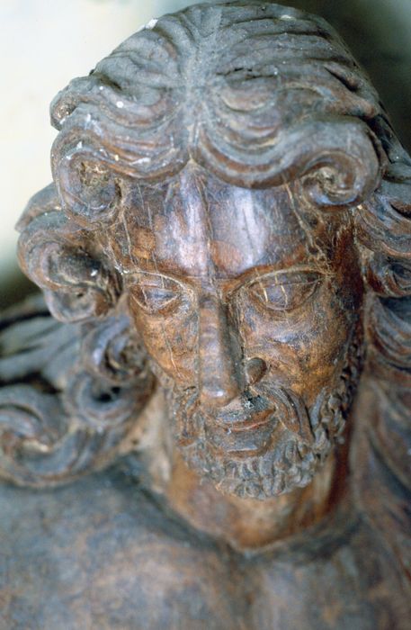 statue : Saint Jean-Baptiste, détail - © Ministère de la Culture (France), Conservation des antiquités et des objets d'art de l'Indre – Tous droits réservés 