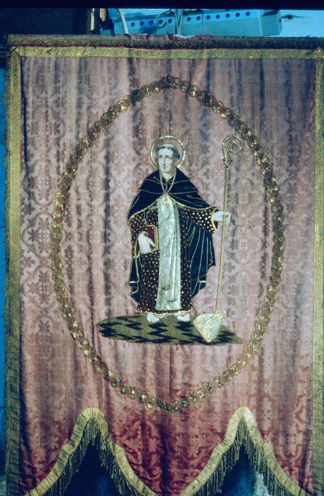 bannière de procession : Saint Mandé - © Ministère de la Culture (France), Conservation des antiquités et des objets d'art de l'Indre, tous droits réservés 