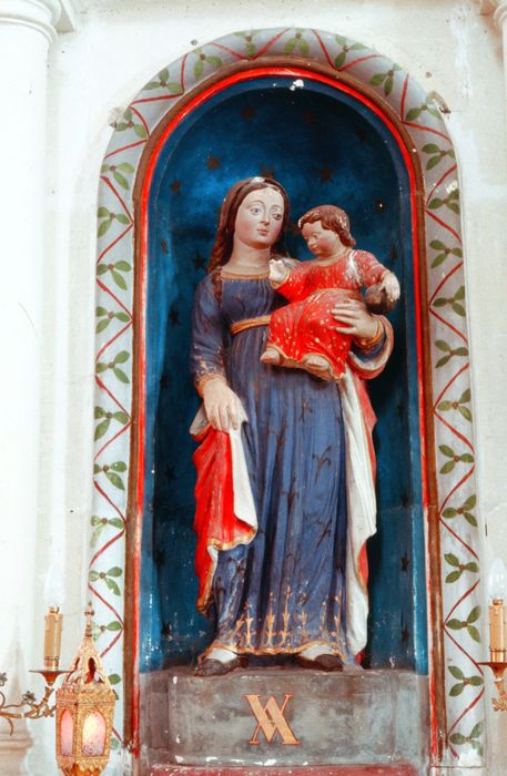 statue : Vierge à l'Enfant - © Ministère de la Culture (France), Conservation des antiquités et des objets d'art de l'Indre, tous droits réservés 