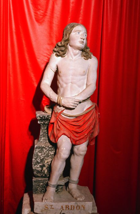 statue : Saint Abdon - © Ministère de la Culture (France), Conservation des antiquités et des objets d'art de l'Indre – Tous droits réservés 