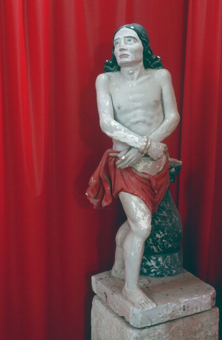 statue : Saint Sennen - © Ministère de la Culture (France), Conservation des antiquités et des objets d'art de l'Indre, tous droits réservés 