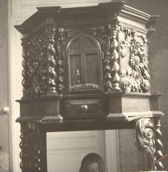 tabernacle, vue générale - © Ministère de la Culture (France), Conservation des antiquités et des objets d'art de l'Indre-et-Loire, tous droits réservés