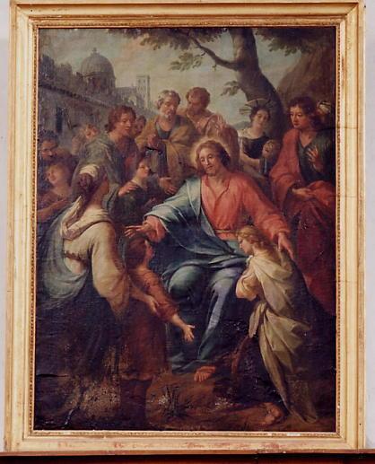 tableau : Jésus au milieu des enfants, vue générale