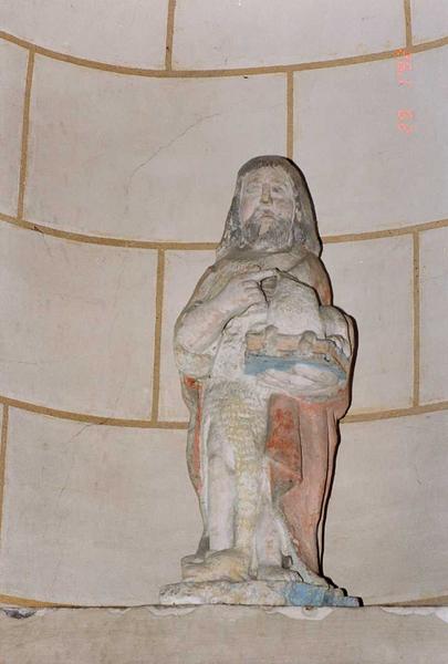 statue : saint Jean-Baptiste, vue générale