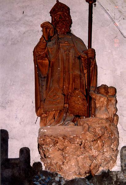 statue : saint Nicolas, vue générale