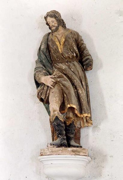 statue : saint Roch, vue générale