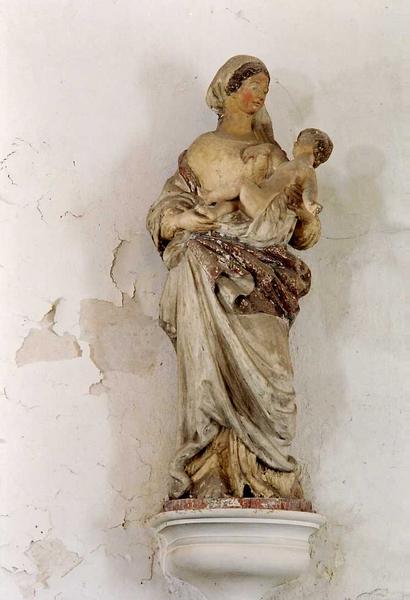 statue : Vierge à l'Enfant, vue générale