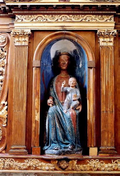 statue : Vierge à l'Enfant, vue générale